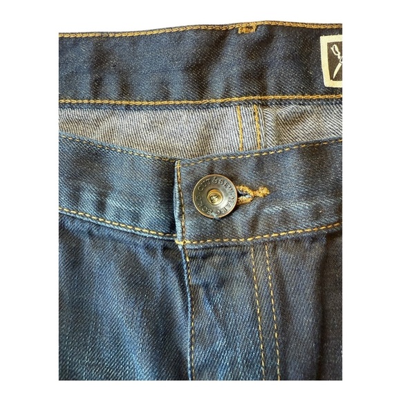 Marc Ecko Jeans Mens Boot 36X34 Cut N Sew Denim Boot Cut Thick Stitch - Picture 10 of 10